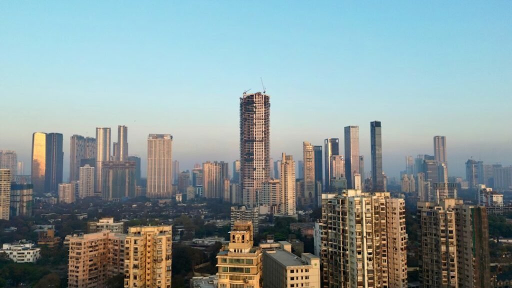 Mumbai skyline representing StardustMedia’s Mumbai roots